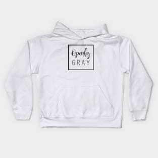 Openly Gray Kids Hoodie